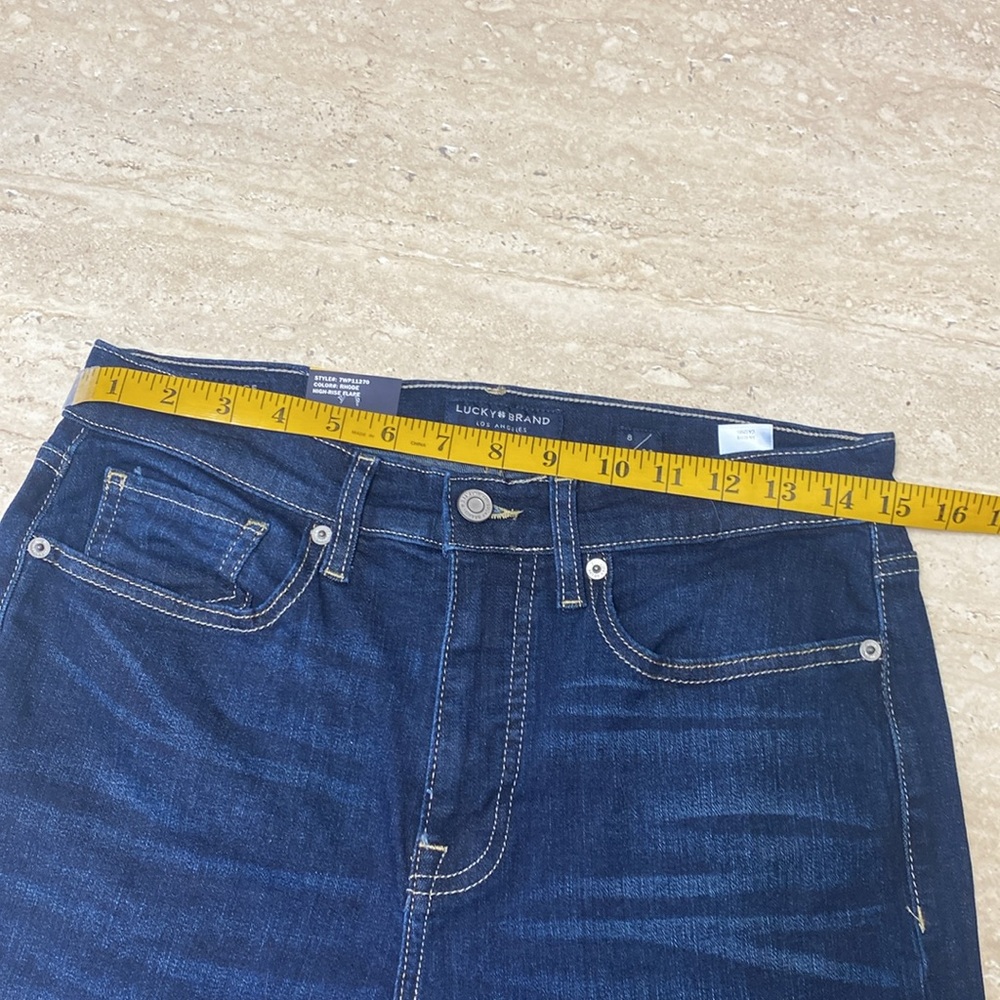 NWT Lucky Brand High-Rise Flare Jeans, see measurements in photos below - Picture 9 of 12
